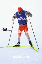 06.11.2024, Davos, Switzerland (SUI): Niklas Hartweg (SUI) - Biathlon training, snowfarming track, Davos (SUI). www.nordicfocus.com. © Manzoni/NordicFocus. Every downloaded picture is fee-liable.