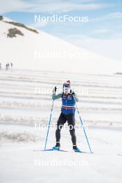 18.06.2024, Tignes, France (FRA): Sophie Chauveau (FRA) - Biathlon summer training, Tignes (FRA). www.nordicfocus.com. © Authamayou/NordicFocus. Every downloaded picture is fee-liable.