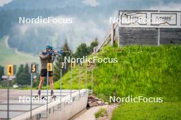 15.06.2024, Lavaze, Italy (ITA): Anton Ivarsson (SWE) - Biathlon summer training, Lavaze (ITA). www.nordicfocus.com. © Barbieri/NordicFocus. Every downloaded picture is fee-liable.