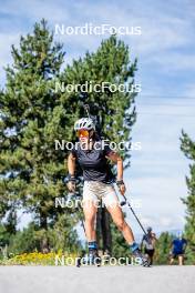 17.08.2024, Font-Romeu, France (FRA): Célia Henaff (FRA) - Biathlon summer training, Font-Romeu (FRA). www.nordicfocus.com. © Authamayou/NordicFocus. Every downloaded picture is fee-liable.