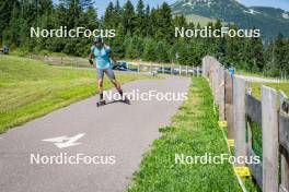 31.07.2024, Lavaze, Italy (ITA): Emilien Claude (FRA) - Biathlon summer training, Lavaze (ITA). www.nordicfocus.com. © Barbieri/NordicFocus. Every downloaded picture is fee-liable.