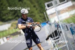 26.08.2024, Martell, Italy (ITA): Didier Bionaz (ITA) - Biathlon summer training, Martell (ITA). www.nordicfocus.com. © Vanzetta/NordicFocus. Every downloaded picture is fee-liable.