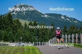 31.07.2024, Lavaze, Italy (ITA): Anna Andexer (AUT) - Biathlon summer training, Lavaze (ITA). www.nordicfocus.com. © Barbieri/NordicFocus. Every downloaded picture is fee-liable.