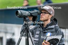 26.08.2024, Martell, Italy (ITA): Andrea Zattoni (ITA), coach Team Italy - Biathlon summer training, Martell (ITA). www.nordicfocus.com. © Vanzetta/NordicFocus. Every downloaded picture is fee-liable.