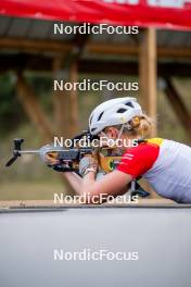 20.09.2024, Font-Romeu, France (FRA): Maya Cloetens (BEL) - Biathlon summer training, Font-Romeu (FRA). www.nordicfocus.com. © Authamayou/NordicFocus. Every downloaded picture is fee-liable.