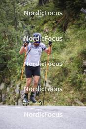 27.08.2024, Martell, Italy (ITA): Braunhofer Patrick (ITA) - Biathlon summer training, Martell (ITA). www.nordicfocus.com. © Vanzetta/NordicFocus. Every downloaded picture is fee-liable.