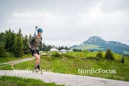 15.06.2024, Lavaze, Italy (ITA): Anton Ivarsson (SWE) - Biathlon summer training, Lavaze (ITA). www.nordicfocus.com. © Barbieri/NordicFocus. Every downloaded picture is fee-liable.