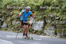 27.08.2024, Martell, Italy (ITA): Giacomel Tommaso (ITA) - Biathlon summer training, Martell (ITA). www.nordicfocus.com. © Vanzetta/NordicFocus. Every downloaded picture is fee-liable.