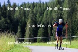 15.07.2024, Lenzerheide, Switzerland (SUI): Nikolas Burkhart (USA) - Biathlon summer training, Lenzerheide (SUI). www.nordicfocus.com. © Manzoni/NordicFocus. Every downloaded picture is fee-liable.