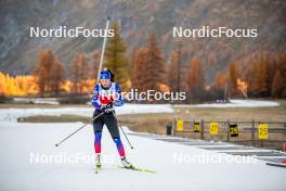 07.11.2024, Bessans, France (FRA): Chloe Bened (FRA) - Biathlon summer training, Bessans (FRA). www.nordicfocus.com. © Authamayou/NordicFocus. Every downloaded picture is fee-liable.