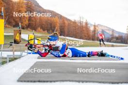 09.11.2024, Bessans, France (FRA): Jeanne Richard (FRA) - Biathlon summer training, Bessans (FRA). www.nordicfocus.com. © Authamayou/NordicFocus. Every downloaded picture is fee-liable.