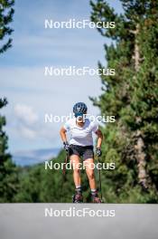 17.08.2024, Font-Romeu, France (FRA): Lou-Anne Dupont Ballet-Baz (FRA) - Biathlon summer training, Font-Romeu (FRA). www.nordicfocus.com. © Authamayou/NordicFocus. Every downloaded picture is fee-liable.