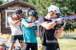 17.08.2024, Font-Romeu, France (FRA): Antonin Guy (FRA) - Biathlon summer training, Font-Romeu (FRA). www.nordicfocus.com. © Authamayou/NordicFocus. Every downloaded picture is fee-liable.