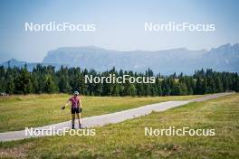 31.07.2024, Lavaze, Italy (ITA): Lisa Osl (AUT) - Biathlon summer training, Lavaze (ITA). www.nordicfocus.com. © Barbieri/NordicFocus. Every downloaded picture is fee-liable.