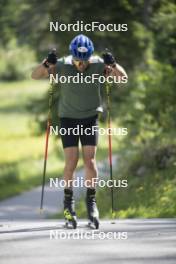 18.06.2024, Correncon-en-Vercors, France (FRA): Oscar Lombardot (FRA) - Biathlon summer training, Correncon-en-Vercors (FRA). www.nordicfocus.com. © Joly/NordicFocus. Every downloaded picture is fee-liable.