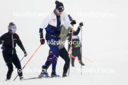 11.10.2024, Ramsau am Dachstein, Austria (AUT): Julia Simon (FRA) - Biathlon summer training, Dachsteinglacier, Ramsau am Dachstein (AUT). www.nordicfocus.com. © Manzoni/NordicFocus. Every downloaded picture is fee-liable.