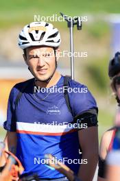 15.07.2024, Lenzerheide, Switzerland (SUI): Vincent Bonacci (USA) - Biathlon summer training, Lenzerheide (SUI). www.nordicfocus.com. © Manzoni/NordicFocus. Every downloaded picture is fee-liable.