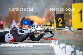 07.11.2024, Bessans, France (FRA): Lou-Anne Dupont Ballet-Baz (FRA) - Biathlon summer training, Bessans (FRA). www.nordicfocus.com. © Authamayou/NordicFocus. Every downloaded picture is fee-liable.