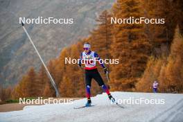 07.11.2024, Bessans, France (FRA): Damien Levet (FRA) - Biathlon summer training, Bessans (FRA). www.nordicfocus.com. © Authamayou/NordicFocus. Every downloaded picture is fee-liable.