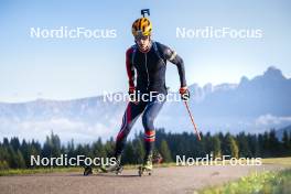 22.10.2024, Lavaze, Italy (ITA): Johannes Thingnes Boe (NOR) - Biathlon summer training, Lavaze (ITA). www.nordicfocus.com. © Vanzetta/NordicFocus. Every downloaded picture is fee-liable.