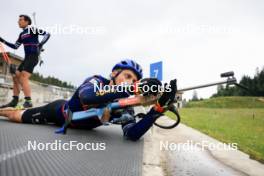 02.07.2024, Premanon, France (FRA): Oscar Lombardot (FRA) - Biathlon summer training, Premanon (FRA). www.nordicfocus.com. © Manzoni/NordicFocus. Every downloaded picture is fee-liable.