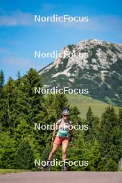 27.06.2024, Lavaze, Italy (ITA): Karoline Offigstad  Knotten (NOR) - Biathlon summer training, Lavaze (ITA). www.nordicfocus.com. © Barbieri/NordicFocus. Every downloaded picture is fee-liable.