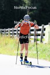 06.08.2024, Lenzerheide, Switzerland (SUI): Sebastian Stalder (SUI) - Biathlon summer training, Lenzerheide (SUI). www.nordicfocus.com. © Manzoni/NordicFocus. Every downloaded picture is fee-liable.