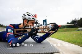 02.07.2024, Premanon, France (FRA): Emilien Jacquelin (FRA) - Biathlon summer training, Premanon (FRA). www.nordicfocus.com. © Manzoni/NordicFocus. Every downloaded picture is fee-liable.