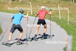 15.07.2024, Lenzerheide, Switzerland (SUI): Lucie Charvatova (CZE) - Biathlon summer training, Lenzerheide (SUI). www.nordicfocus.com. © Manzoni/NordicFocus. Every downloaded picture is fee-liable.