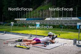 17.07.2024, Martell, Italy (ITA): Rebecca Passler (ITA) - Biathlon summer training, Martell (ITA). www.nordicfocus.com. © Barbieri/NordicFocus. Every downloaded picture is fee-liable.