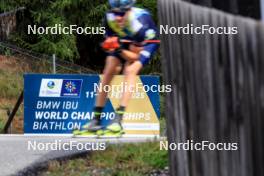 10.09.2024, Lenzerheide, Switzerland (SUI): Event Feature: World Championships commerical banner - Biathlon summer training, Lenzerheide (SUI). www.nordicfocus.com. © Manzoni/NordicFocus. Every downloaded picture is fee-liable.