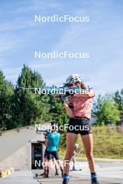 17.08.2024, Font-Romeu, France (FRA): Voldiya Galmace-Paulin (FRA) - Biathlon summer training, Font-Romeu (FRA). www.nordicfocus.com. © Authamayou/NordicFocus. Every downloaded picture is fee-liable.