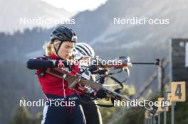 21.10.2024, Lavaze, Italy (ITA): Juni Arnekleiv (NOR) - Biathlon summer training, Lavaze (ITA). www.nordicfocus.com. © Vanzetta/NordicFocus. Every downloaded picture is fee-liable.