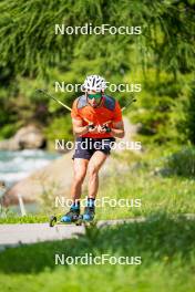 17.07.2024, Martell, Italy (ITA): Mirco Romanin (ITA) - Biathlon summer training, Martell (ITA). www.nordicfocus.com. © Barbieri/NordicFocus. Every downloaded picture is fee-liable.