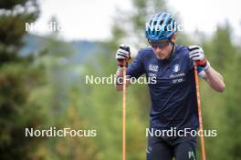 26.08.2024, Martell, Italy (ITA): Lukas Hofer (ITA) - Biathlon summer training, Martell (ITA). www.nordicfocus.com. © Vanzetta/NordicFocus. Every downloaded picture is fee-liable.