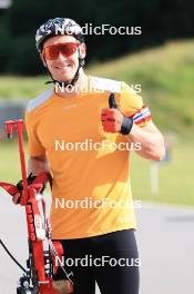 24.07.2024, Premanon, France (FRA): Florent Claude (BEL) - Biathlon summer training, Premanon (FRA). www.nordicfocus.com. © Manzoni/NordicFocus. Every downloaded picture is fee-liable.