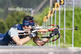 19.06.2024, Lavaze, Italy (ITA): Tommaso Giacomel (ITA) - Biathlon summer training, Lavaze (ITA). www.nordicfocus.com. © Vanzetta/NordicFocus. Every downloaded picture is fee-liable.