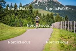 28.06.2024, Lavaze, Italy (ITA): Karoline Offigstad  Knotten (NOR) - Biathlon summer training, Lavaze (ITA). www.nordicfocus.com. © Barbieri/NordicFocus. Every downloaded picture is fee-liable.