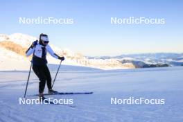 12.10.2024, Ramsau am Dachstein, Austria (AUT): Gilonne Guigonnat (FRA) - Biathlon summer training, Dachsteinglacier, Ramsau am Dachstein (AUT). www.nordicfocus.com. © Manzoni/NordicFocus. Every downloaded picture is fee-liable.