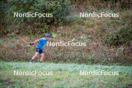 29.08.2024, Bessans, France (FRA): Oscar Lombardot (FRA) - Biathlon summer training, Bessans (FRA). www.nordicfocus.com. © Authamayou/NordicFocus. Every downloaded picture is fee-liable.