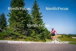 31.07.2024, Lavaze, Italy (ITA): Anna Andexer (AUT) - Biathlon summer training, Lavaze (ITA). www.nordicfocus.com. © Barbieri/NordicFocus. Every downloaded picture is fee-liable.