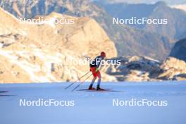 14.10.2024, Ramsau am Dachstein, Austria (AUT): Amy Baserga (SUI) - Biathlon summer training, Dachsteinglacier, Ramsau am Dachstein (AUT). www.nordicfocus.com. © Manzoni/NordicFocus. Every downloaded picture is fee-liable.