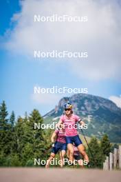 06.08.2024, Lavaze, Italy (ITA): Anna Gandler (AUT) - Biathlon summer training, Lavaze (ITA). www.nordicfocus.com. © Barbieri/NordicFocus. Every downloaded picture is fee-liable.