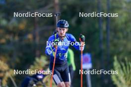 12.10.2024, Ramsau am Dachstein, Austria (AUT): Dmytro Pidruchnyi (UKR) - Biathlon summer training, Ramsau am Dachstein (AUT). www.nordicfocus.com. © Manzoni/NordicFocus. Every downloaded picture is fee-liable.