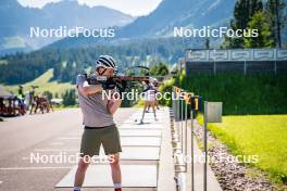 27.06.2024, Lavaze, Italy (ITA): Sivert Guttorm Bakken (NOR) - Biathlon summer training, Lavaze (ITA). www.nordicfocus.com. © Barbieri/NordicFocus. Every downloaded picture is fee-liable.