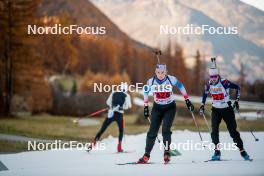 07.11.2024, Bessans, France (FRA): Eva Laine (FRA) - Biathlon summer training, Bessans (FRA). www.nordicfocus.com. © Authamayou/NordicFocus. Every downloaded picture is fee-liable.