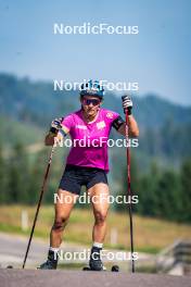 31.07.2024, Lavaze, Italy (ITA): Dunja Zdouc (AUT) - Biathlon summer training, Lavaze (ITA). www.nordicfocus.com. © Barbieri/NordicFocus. Every downloaded picture is fee-liable.