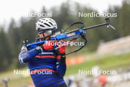 16.09.2024, Lenzerheide, Switzerland (SUI): Fabien Claude (FRA) - Biathlon summer training, Lenzerheide (SUI). www.nordicfocus.com. © Manzoni/NordicFocus. Every downloaded picture is fee-liable.