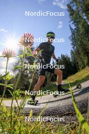 10.09.2024, Lenzerheide, Switzerland (SUI): Taras Lesiuk (UKR) - Biathlon summer training, Lenzerheide (SUI). www.nordicfocus.com. © Manzoni/NordicFocus. Every downloaded picture is fee-liable.