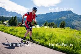 27.06.2024, Lavaze, Italy (ITA): Johannes Dale-Skjevdal (NOR) - Biathlon summer training, Lavaze (ITA). www.nordicfocus.com. © Barbieri/NordicFocus. Every downloaded picture is fee-liable.